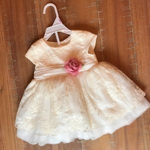 NWT 6 mo koala baby ivory lace dress.